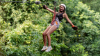 Canopy rider at Vista Los Sueños Adventure Park, Herradura