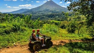 ATV viewpoint overlooking Arenal Volcano and the rainforest