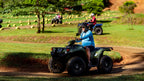 ATV rider on the countryside trails at Vista Los Sueños, Herradura