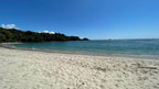 White sand beach and coastline at Manuel Antonio National Park, Costa Rica