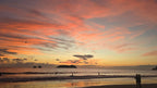 Coastline at Manuel Antonio National Park, Costa Rica, at sunset