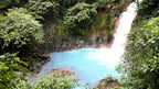 Celeste River fall, Tenorio National Park, Costa Rica.