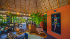 Reception lounge at Ayura Spa, Xandari — spa setting