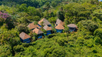 Ayura Spa pavilions in the gardens at Xandari