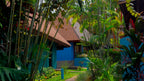 Garden path between the private spa pavilions at Xandari
