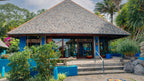 Reception pavilion of Ayura Spa in the Xandari gardens