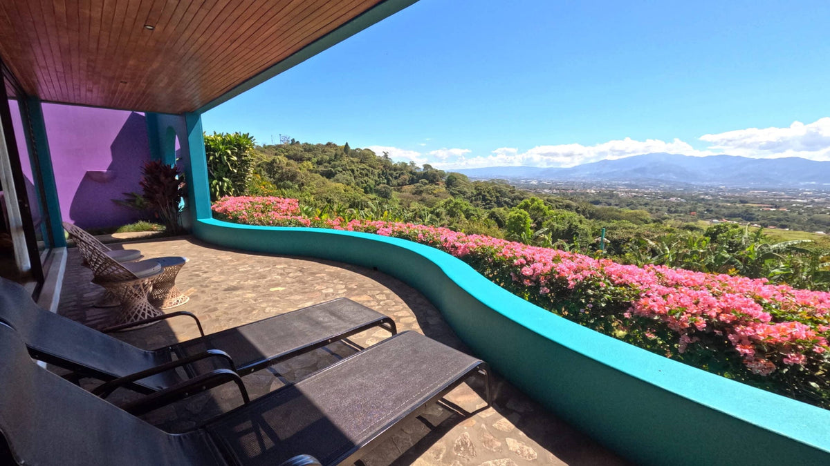 Terrace and Central Valley view from an Ultra Plus Villa at Xandari