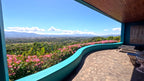 Curved terrace overlooking the Central Valley from an Ultra Plus Villa at Xandari