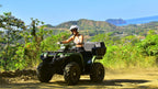 ATV ride through open countryside at Vista Los Sueños, Herradura